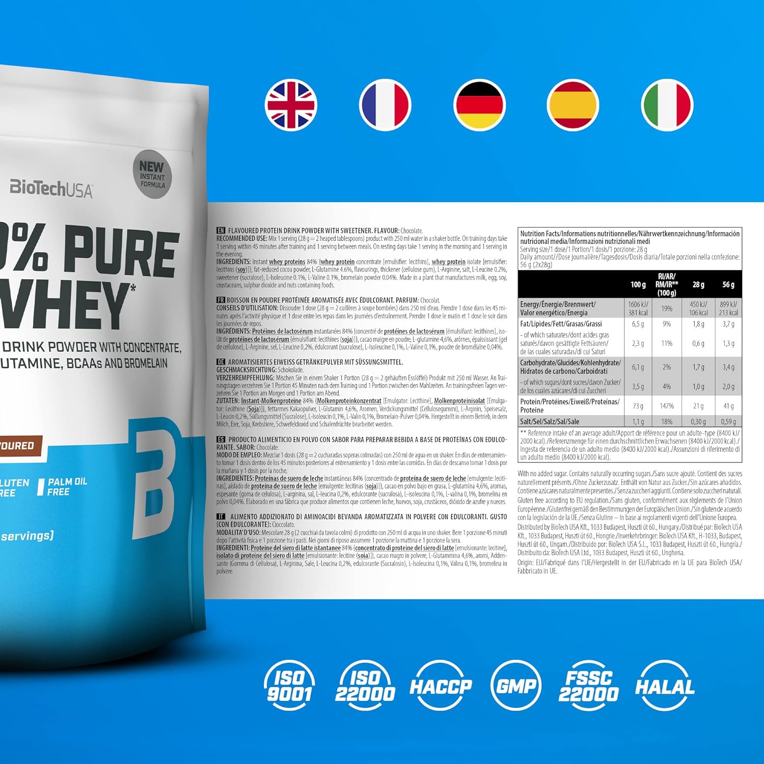 100% Pure Whey 454g