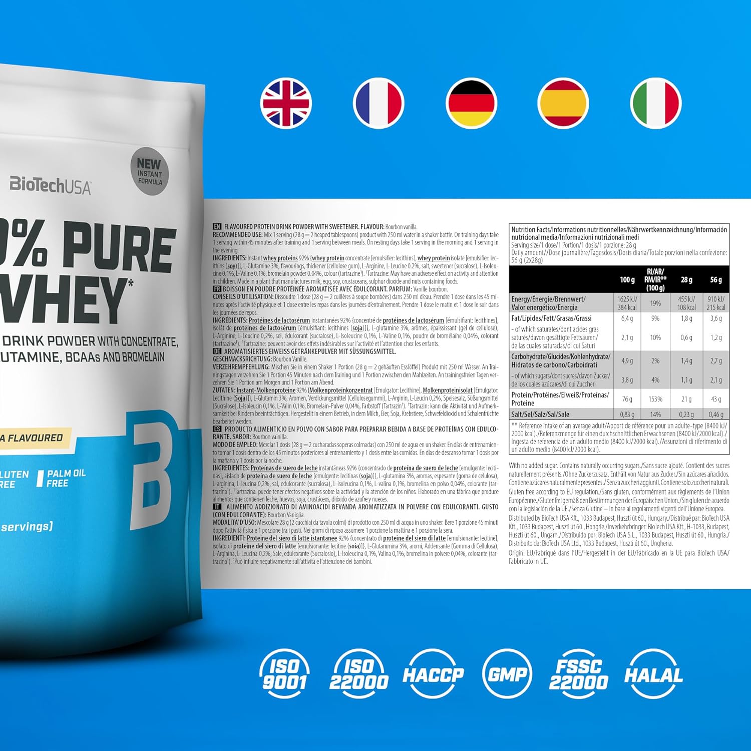 100% Pure Whey 454g