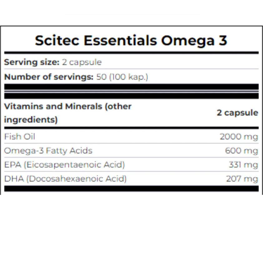 Omega 3 - 100 softgels