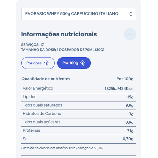 EvoBasic Whey Protein