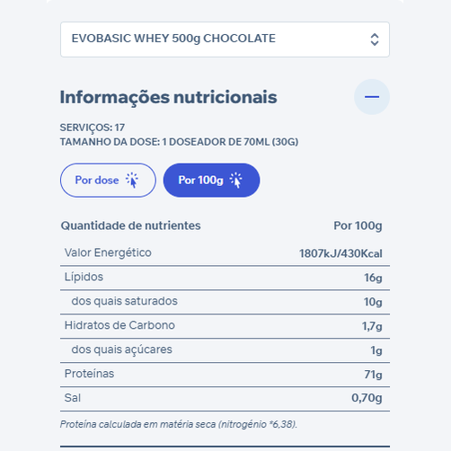 EvoBasic Whey Protein
