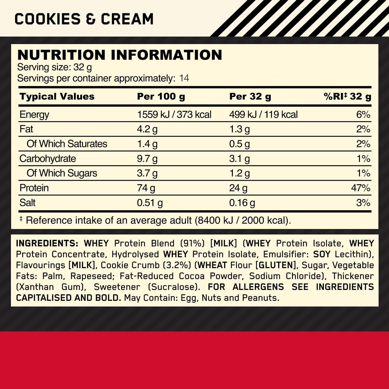 100% Whey Gold Standard 450g